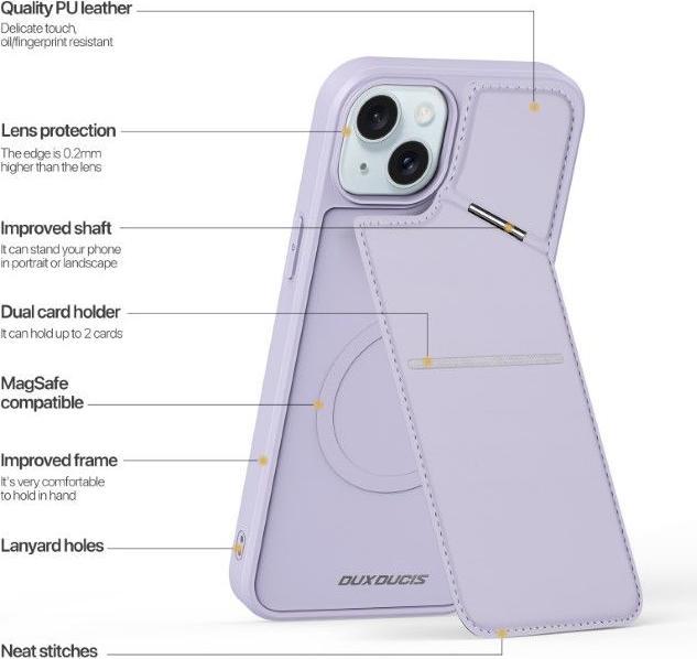 Produktbild Dux Ducis Rafi II Mag Series PC und TPU hardcase Hülle (Apple iPhone 15)