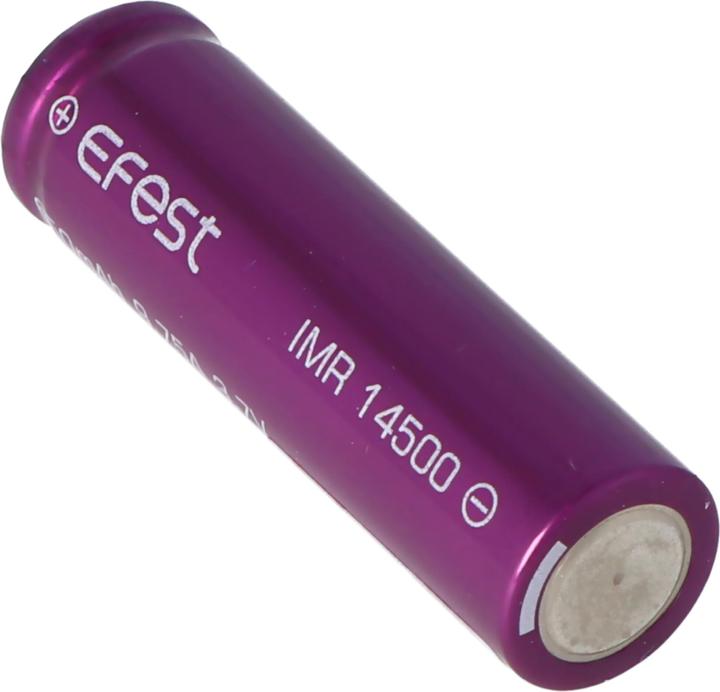 Produktbild Efest IMR 14500 (Pluspol flach) (1 Stk., 14500, 650 mAh)
