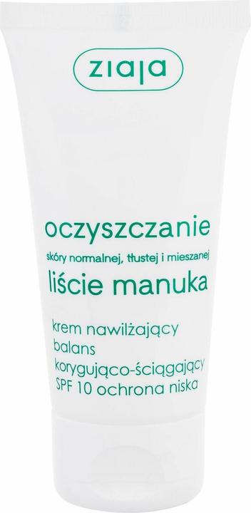 Ziaja Manuka Tree Day Cream Spf10 - Daily Face Cream (50 ml, Tagescreme, Bis SPF 10)