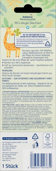 Produktbild dm babylove Babyhaarbürste