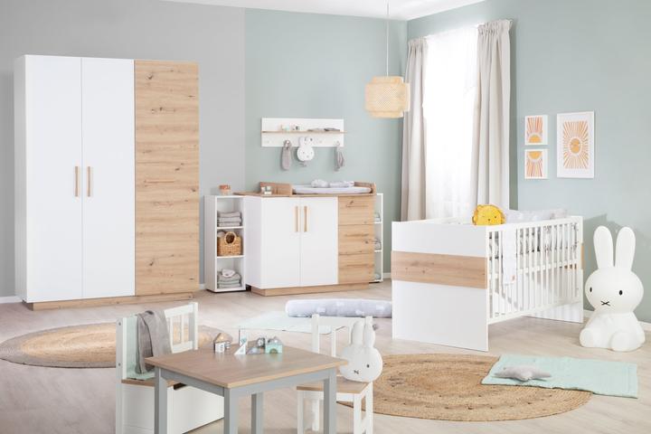 Roba Set per la camera dei bambini Lion (Fasciatoio, Culla, Armadi bambini)