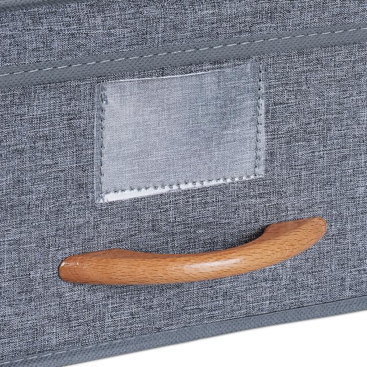 Produktbild Relaxdays 2x Aufbewahrungsbox (30 x 32.5 x 16 cm, 12 l)