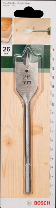 Produktbild Bosch Zubehör Flachfräsbohrer, Sechskant D= 26,0 mm L= 160 mm (26 mm)