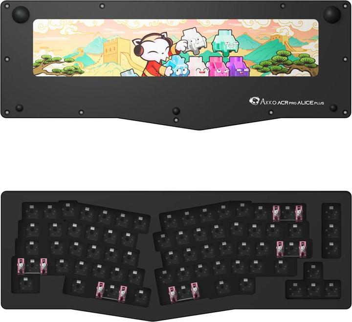 Actual product image Akko ACR Pro Alice (75%) Barebone, ANSI - black