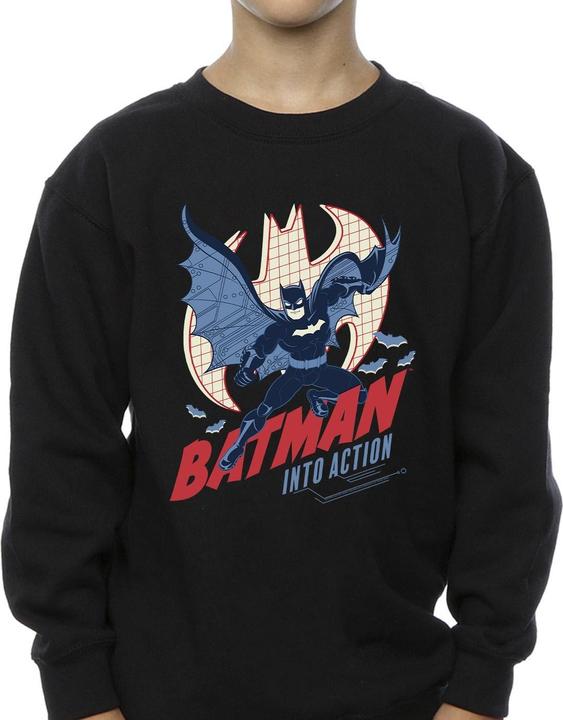 Produktbild Batman Into Action Sweatshirt Jungen (140, 146)
