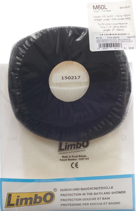 Produktbild Limbo Badeschutz 66cm Arm dünn 25-29cm Erwachsene wasserdicht (Duschen / Baden)
