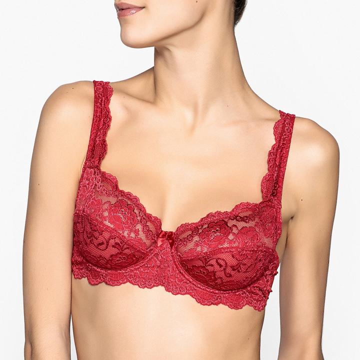 Actual product image La Redoute Collections Lace underwired bra (80 B)