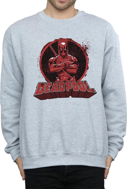 Image du produit - Sweat DEADPOOL CROSSED ARMS LOGO - Homme (3XL)