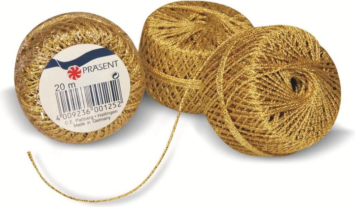 Immagine prodotto Pattberg Regalo nastro regalo Volga oro, corda sottile (Nastro da regalo, 1 x)