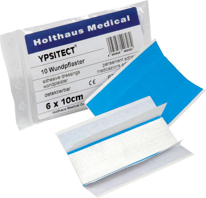 Actual product image Holthaus Wound Plasters Detect 6x10cm (10 x)