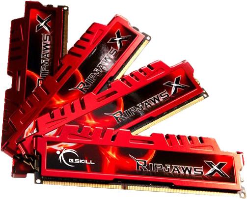 Produktbild G.Skill RipjawsX (4 x 8GB, 1600 MHz, DDR3-RAM, DIMM)
