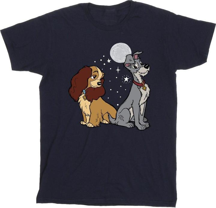 Image du produit Disney - T-shirt LADY AND THE TRAMP MOON - Fille (140, 146)