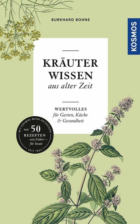 Actual product image Kosmos Kräuterwissen aus alter Zeit (German, Burkhard Bean, 2021)