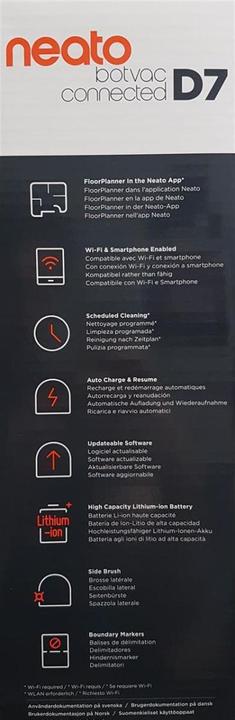 Actual product image Neato Botvac D7 Connected (Robot vacuum)