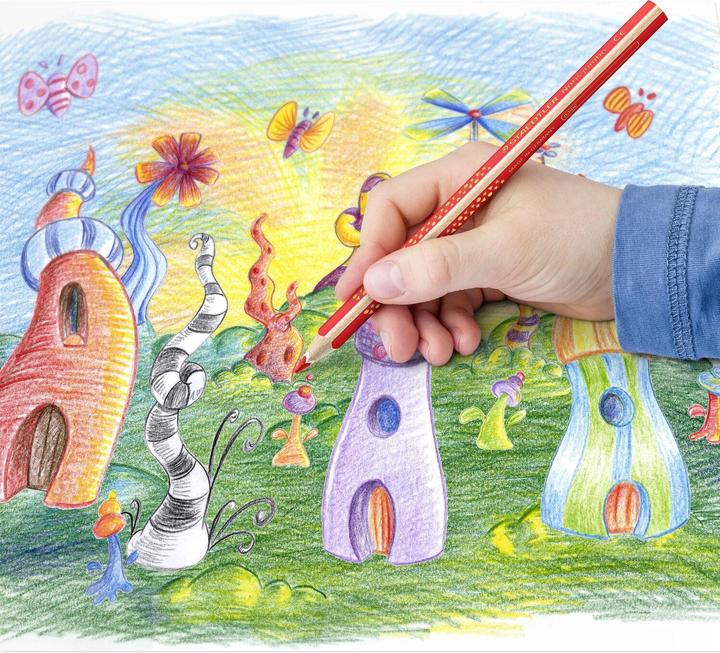 Immagine prodotto Staedtler Noris jumbo 1284 Matita colorata jumbo, prodotto singolo, blu (Blu, 1 x)