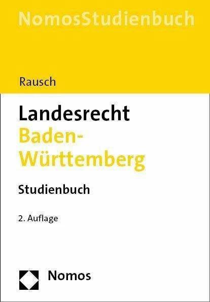 Actual product image Landesrecht Baden-Württemberg (German, Jan-Dirk Rausch, 2023)