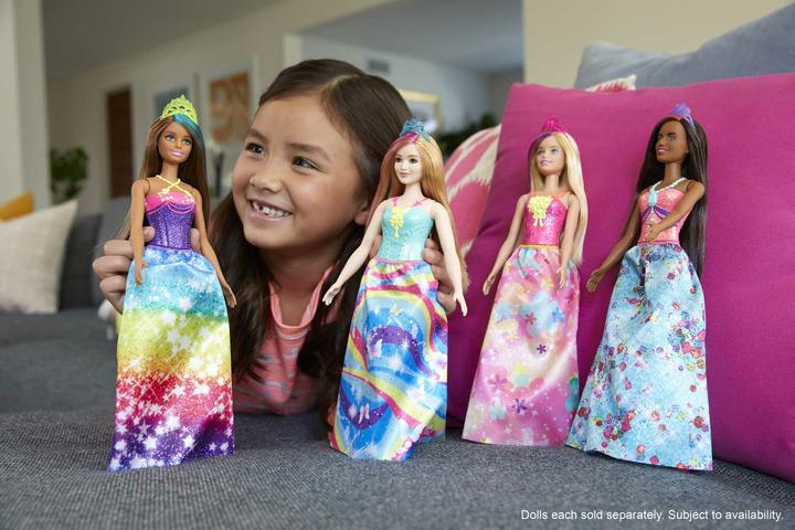 Actual product image Barbie Dreamtopia princess with colored hair