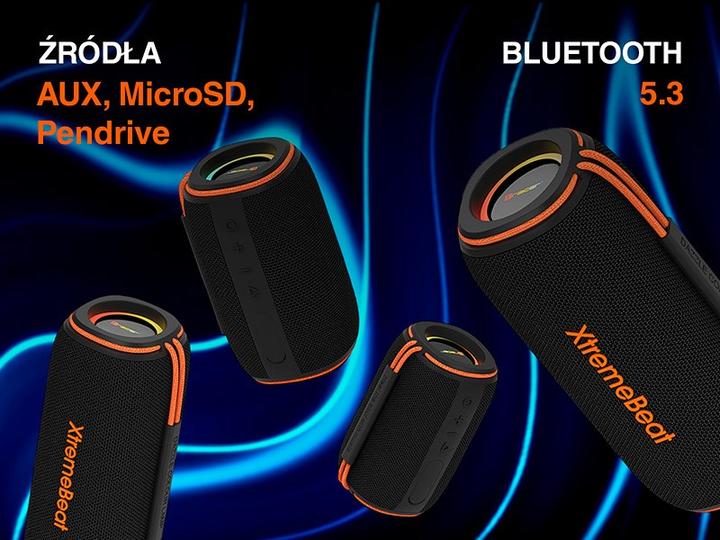 Image du produit Tracer XtremeBeat Ultra TWS Enceinte portable Bluetooth Noir 25 W