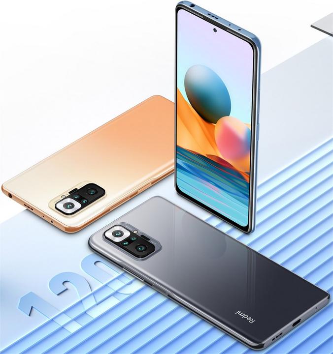 Immagine prodotto Xiaomi Redmi nota 10 Pro (128 GB, Blu ghiaccio, 6.67", Doppia SIM, 108 Mpx, 4G)