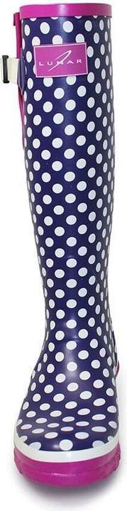 Actual product image Lunar Rubber boot polka dot pattern (41)