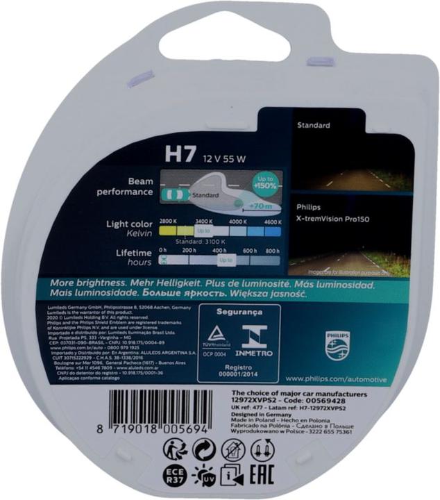 Image du produit Philips H7 X treme Pro150 (H7)