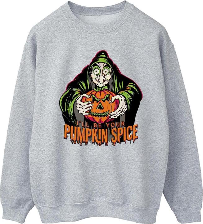Actual product image Disney Mens Pumpkin Spice Evil Queen Villains Sweatshirt (L)