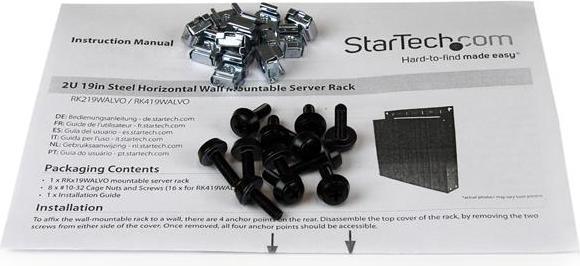 Produktbild StarTech 4u Horizontal Server Rack (10.87 HE, 19 Zoll Rack)