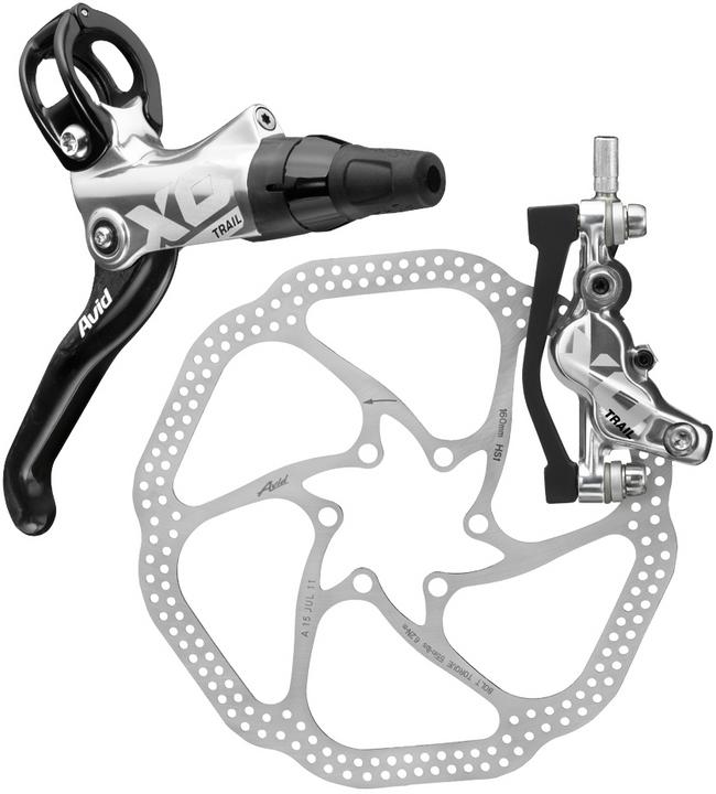 Actual product image Avid XO Trail Carbon 160mm HS1 rotor front (Front wheel brake, 4)