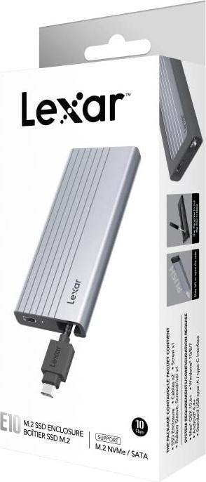 Actual product image Lexar M.2 Portable SSD Enclosure (M.2)
