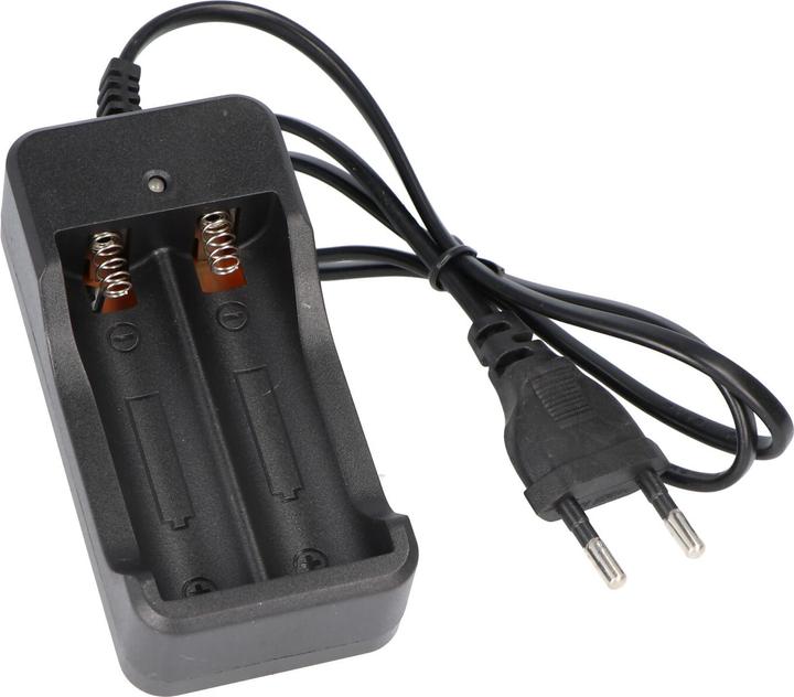Actual product image AccuCell Ladegerät für 1 oder 2 Stück 18650 Li-ion Akku, 17670 Li-ion Akku (Chargers without battery)