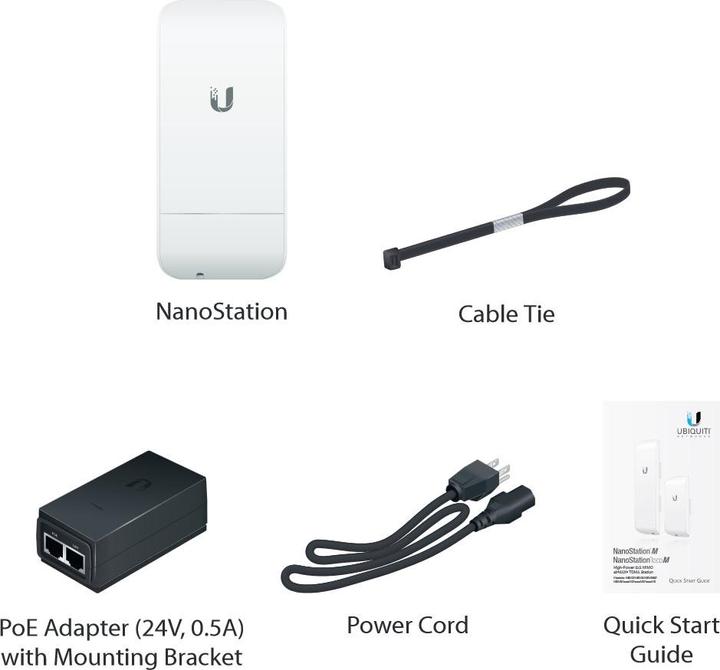 Actual product image Ubiquiti Nanostation M5 (150 Mbit/s)