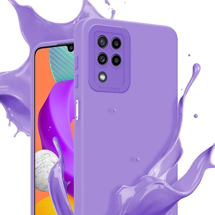 Productafbeelding Cadorabo Hoesje voor Samsung Galaxy M22 / M32 4G in TPU Fluid LM162 Style (Samsung Galaxy M22, Samsung Galaxy A32)