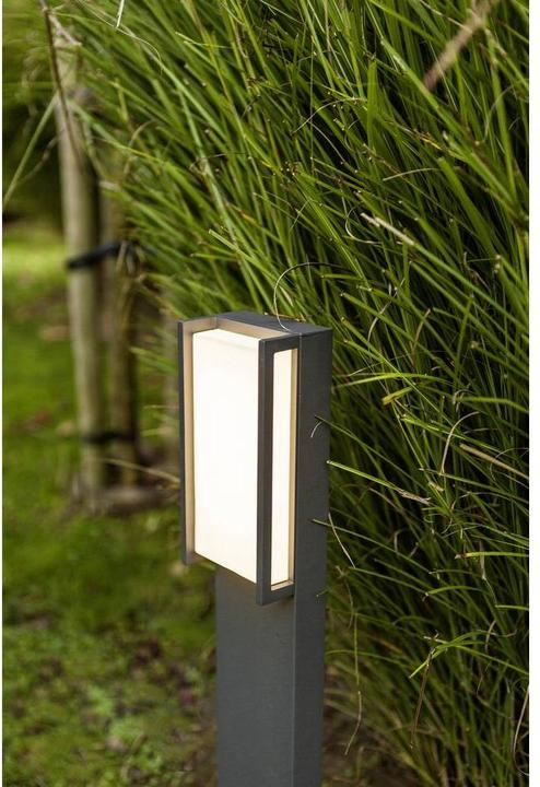 Actual product image Lutec LED outdoor floor lamp Qubo (1100 lm, IP54)