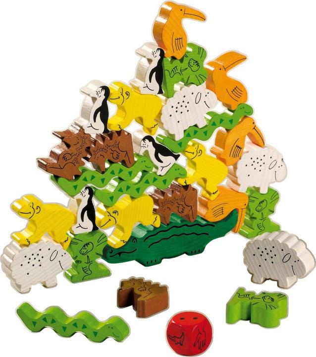 Actual product image Haba Animaux's pyramid (Multilingual)
