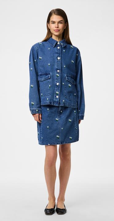 Produktbild Pieces PCFREIA HW MINI Jeansrock (L)