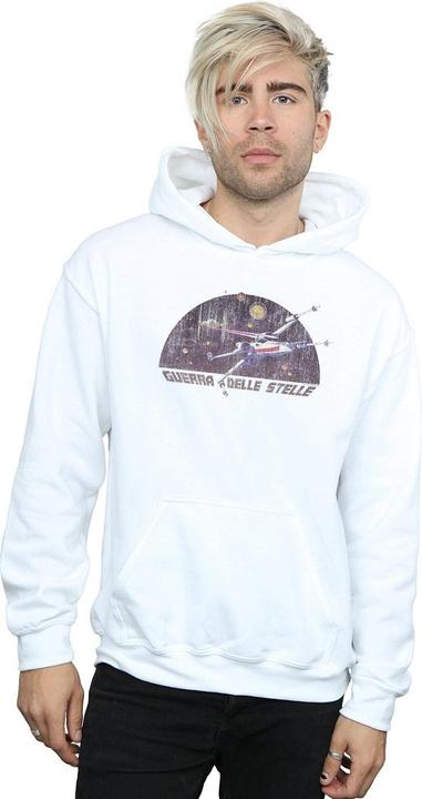 Actual product image Star Wars Mens Italian Title X-Wing Hoodie (5XL)