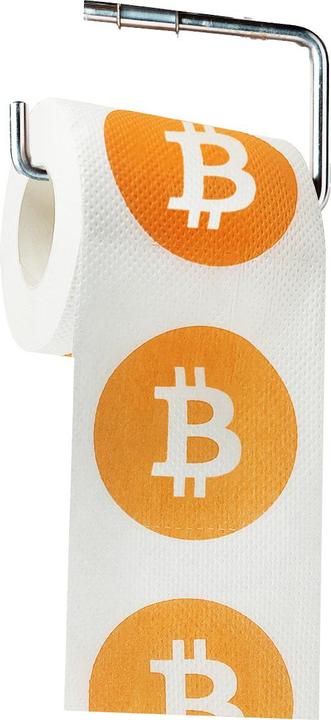 Produktbild Thumbs Up Mad Monkey Toilettenpapier "Bitcoin" (1 x)