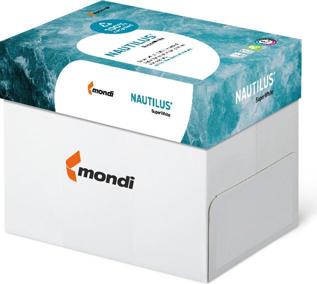 Actual product image Mondi Nautilus SuperWhite (80 g/m², A4)