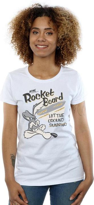 Immagine prodotto Looney Tunes Wile E Coyote Rocket Board Maglietta Donna (L)