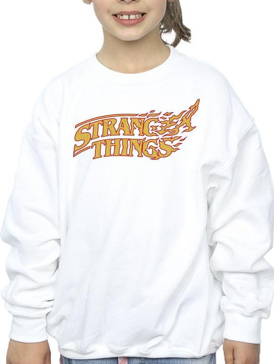 Produktbild Netflix Stranger Things Logo Breaking Sweatshirt Mädchen (152, 158)