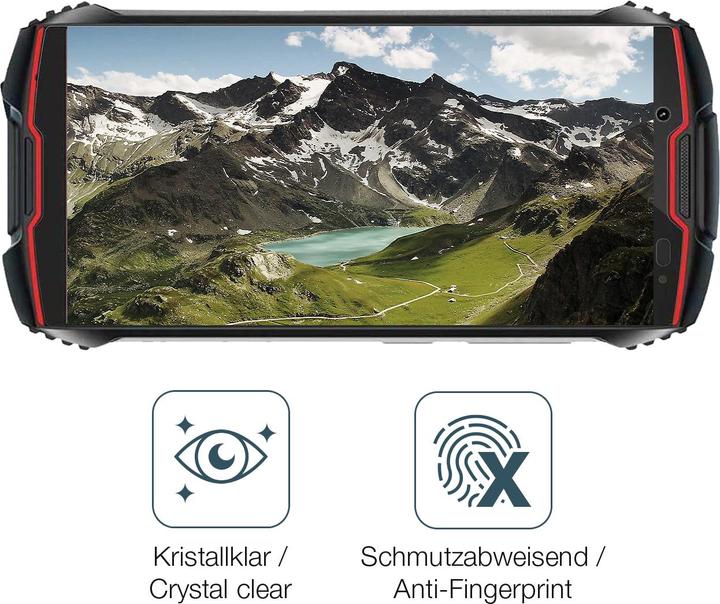 Actual product image Dipos Screen Protector Anti-Shock (2 Piece, Cubot King Kong Mini 2 Pro)