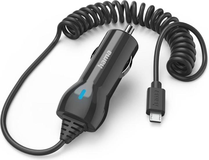 Actual product image Hama Car charger, Micro-USB, 6 Watt, Black