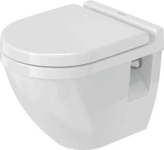 Productafbeelding Duravit Low-profile WC Starck 3 compact 48,5 cm wit wandcloset 2202090000