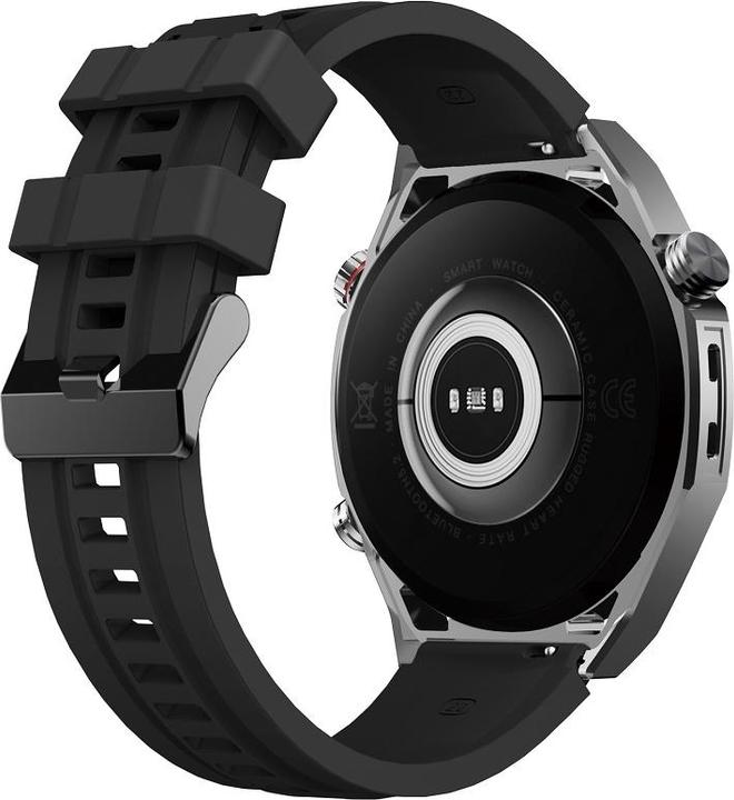 Produktbild Maxcom SMARTWATCH ECOWATCH EW01 BLACK 1,52 HD/360X360/400mAh/7-20 DIAS/BT CALLS/BLE 5.2 EW01BK (51 mm)