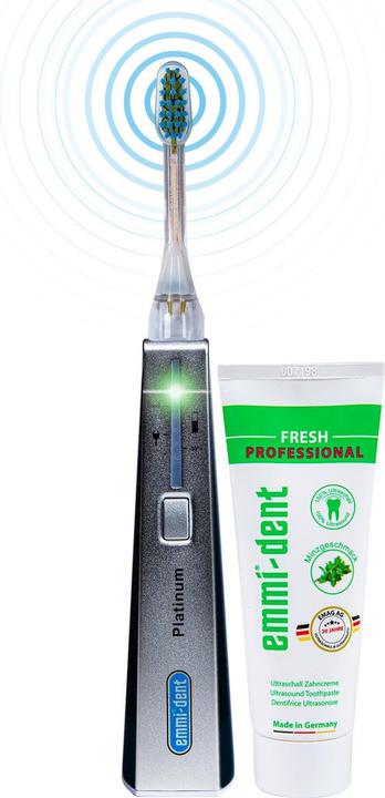 Image du produit Emmi-dent Brosse à dents à ultrasons Platinum Carbon (Brosse à dents ultrasonique)