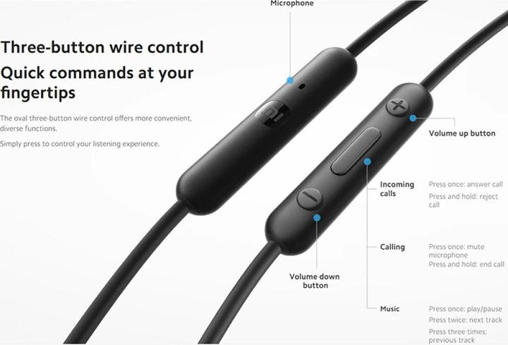 Actual product image Xiaomi Type-C (No noise cancelling, Cable)