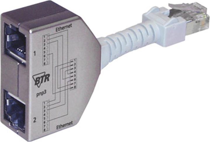Image du produit Metz Connect BTR Cable sharing Adpt. pnp 3 2er Set Ethernet-Ethernet VE 2 Ethernet-Ethernet argenté