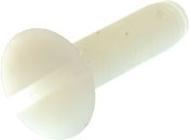 Actual product image Rs Pro Slotted countersunk head screws, M4 x 16mm Nylon