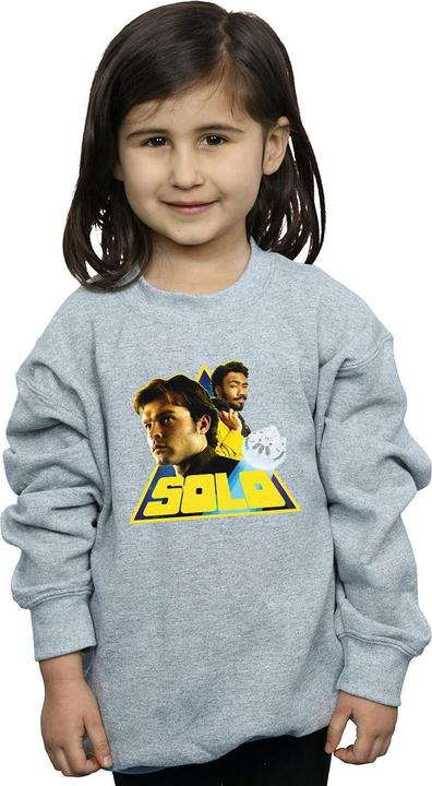 Produktbild Star Wars Solo Retro Triangle Sweatshirt Mädchen (140, 146)