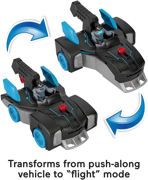 Actual product image Mattel Bat-Tech 2-in-1 Batmobile & Batwing